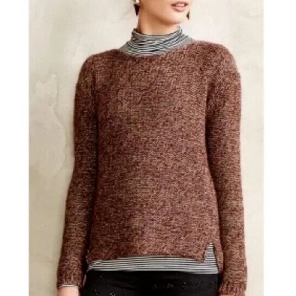 Anthropologie Brown Sweater